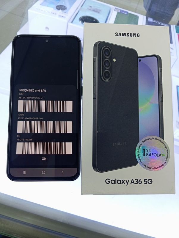 Samsung A36 black 8x128 sotiladi