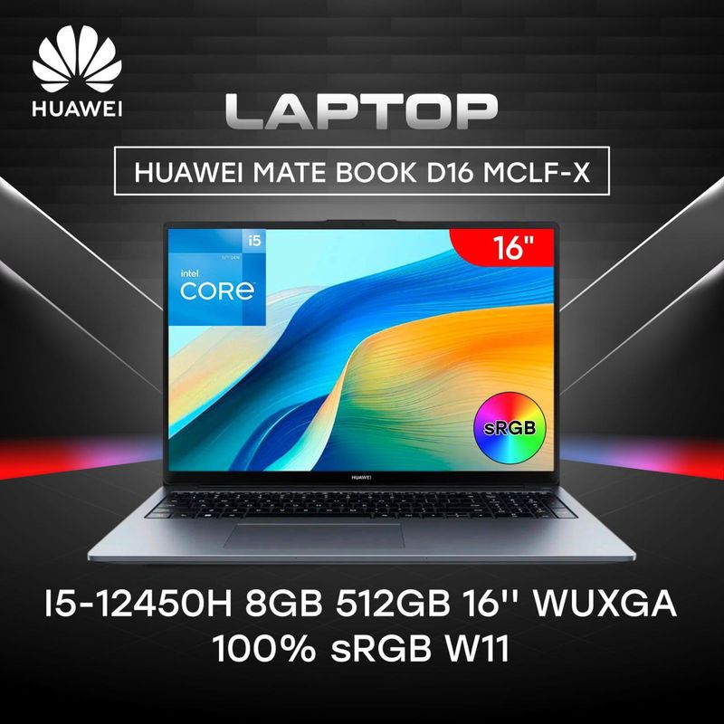 HUAWEI MATE BOOK I5 8GB 512GB 16' WUXGA 100% sRGB HUAWEI MATE BOOK I5 8GB 512GB 16' WUXGA 100% sRGB