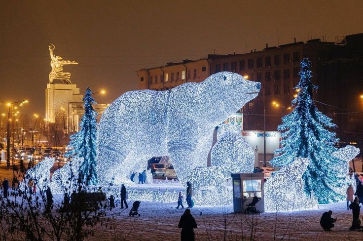 Новогодние скидки на светодиодных скульптур!