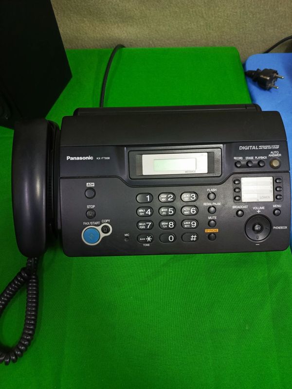 Fax | Telefon Panasonic KX-FT938