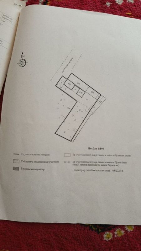 Toshkent shahar Yashnabod tumani Olmos mahalla 6 sotix hovli sotiladi