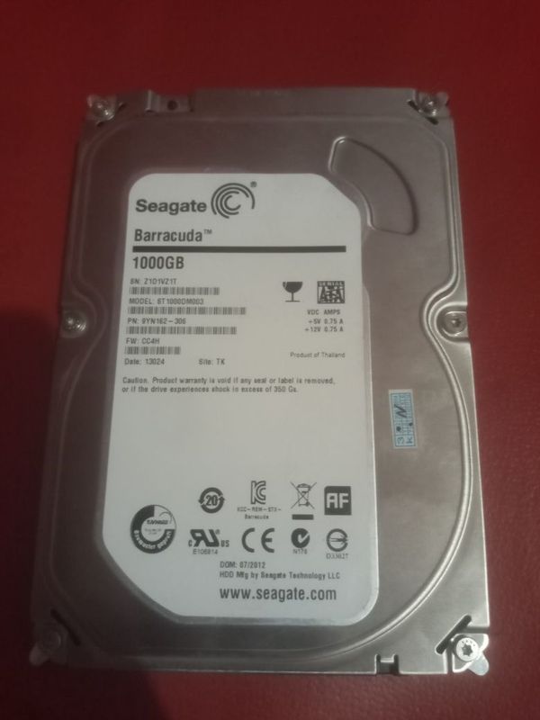 HDD seagate barracuda 1tb HDD seagate barracuda 1tb