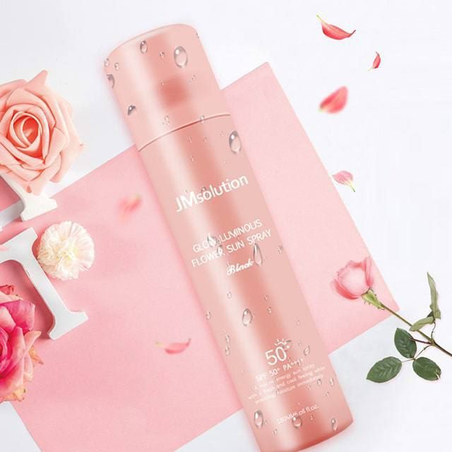 Омолаживающий солнцезащитный спрей JMsolution Glow Luminous Flower Sun Spray SPF50+ PA++++, 180 мл