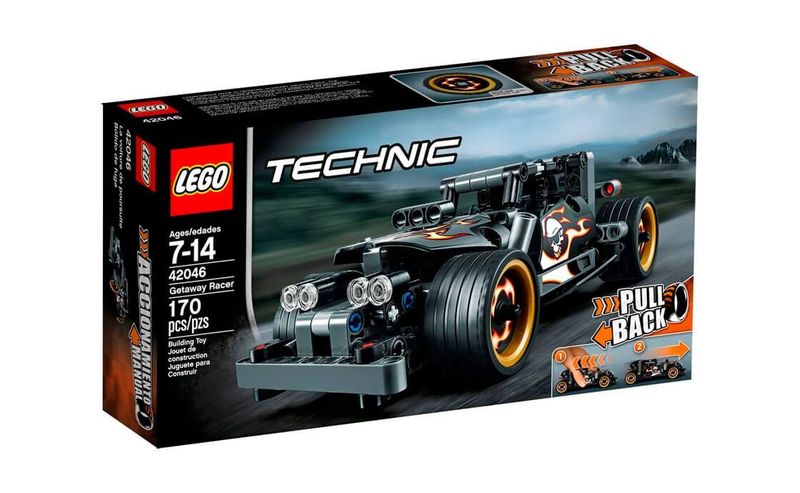 Набор LEGO Technic 42046. Гоночный автомобиль для побега.