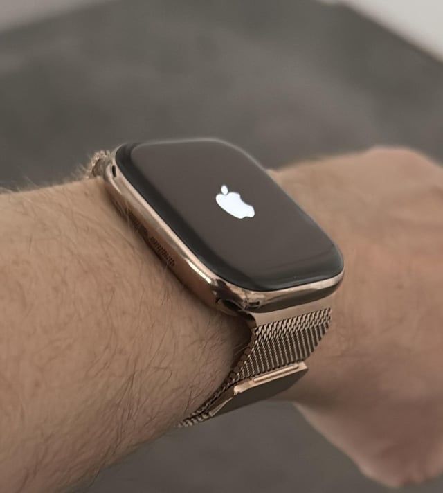 Iwatch 7 45 milanese gold