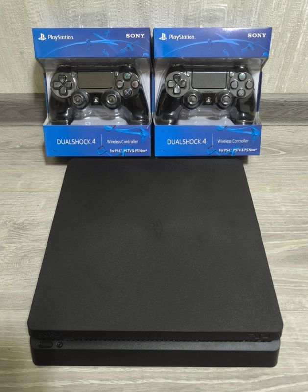Playstation 4 slim - 500 gb с топ играми Playstation 4 slim - 500 gb с топ играми