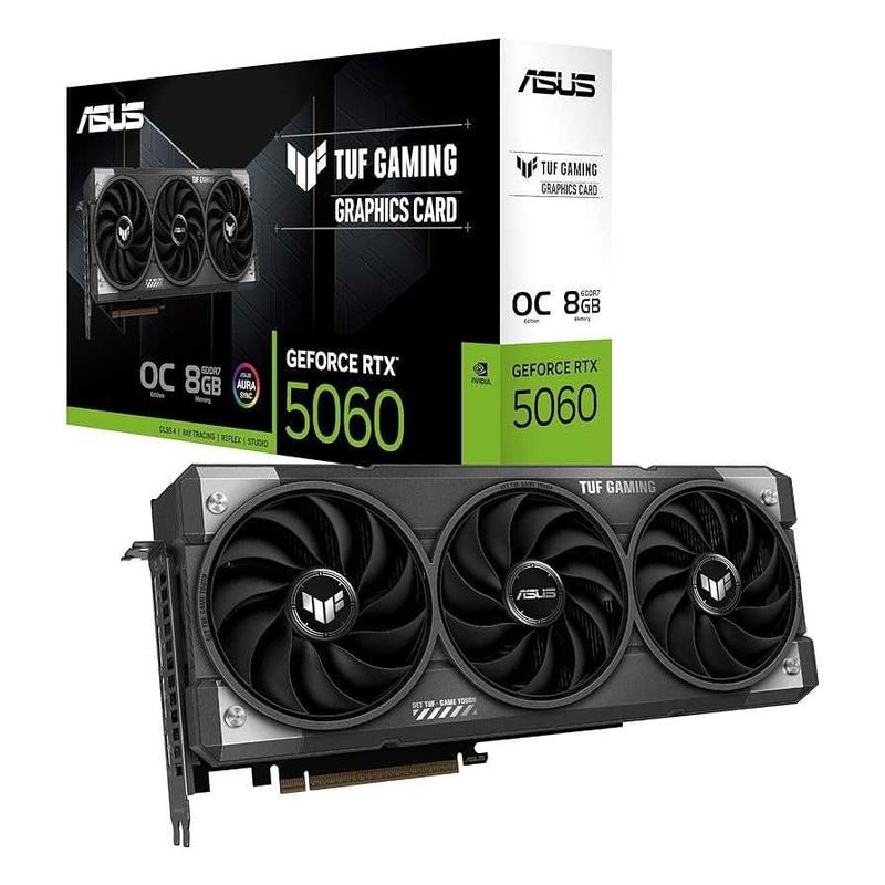 Видеокарта Asus TUF Gaming GeForce RTX 5060 8GB OC Видеокарта Asus TUF Gaming GeForce RTX 5060 8GB OC