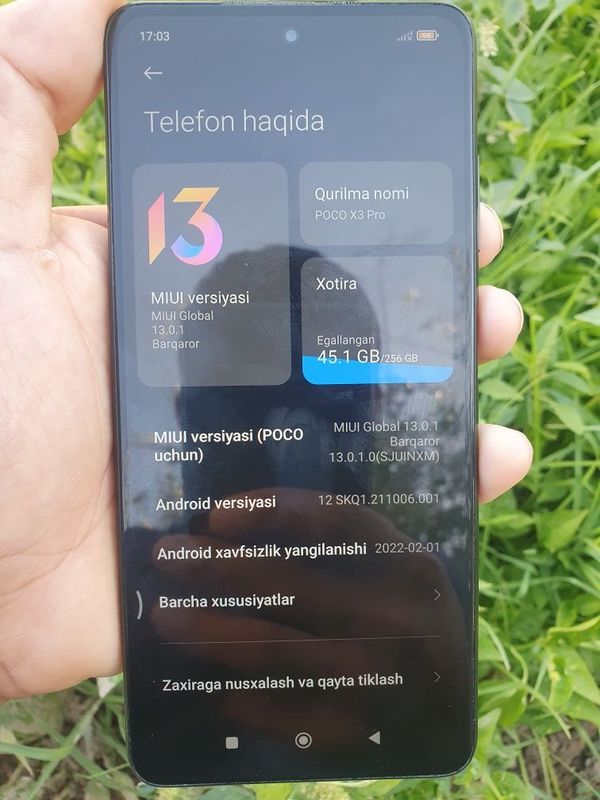 Poco x3 pro garamtiya