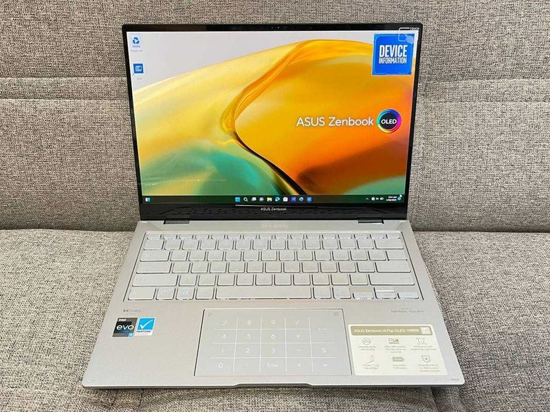Asus Zenbook Flip x360 / I5 1340P (16 ЯДЕР) 16Gb / 512Gb / OLED 90Hz Asus Zenbook Flip x360 / I5 1340P (16 ЯДЕР) 16Gb / 512Gb / OLED 90Hz