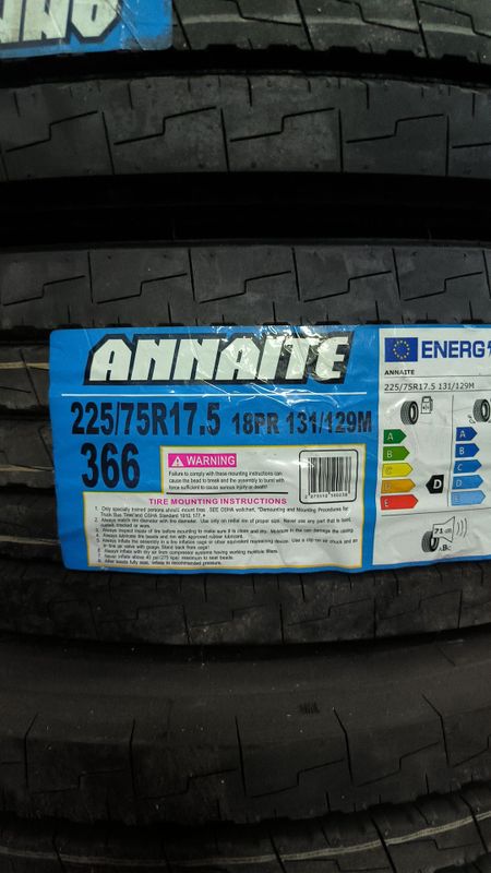 Автошина 225/75R17.5 Annaite Автошина 225/75R17.5 Annaite