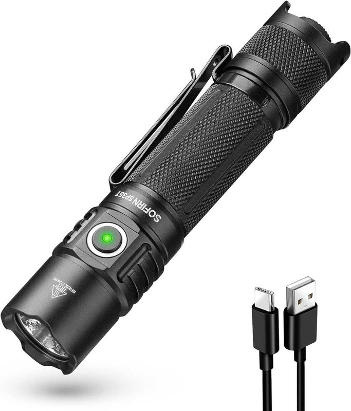 Sofirn SP35T LED Flashlight 3200 Lumens IPX8 Waterproof