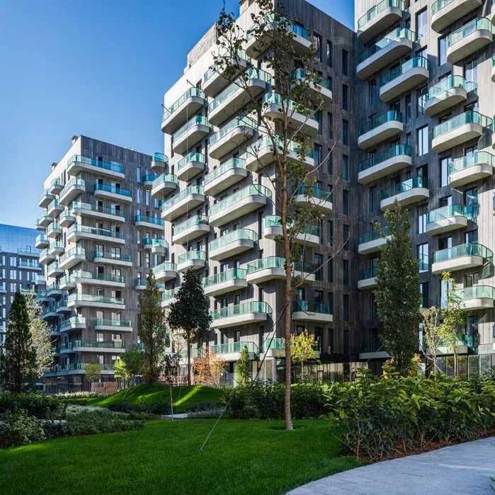 ЖК «Parkwood» 3/5/7 107м² с Шикарным видом во Двор, Панарамные окна ЖК «Parkwood» 3/5/7 107м² с Шикарным видом во Двор, Панарамные окна