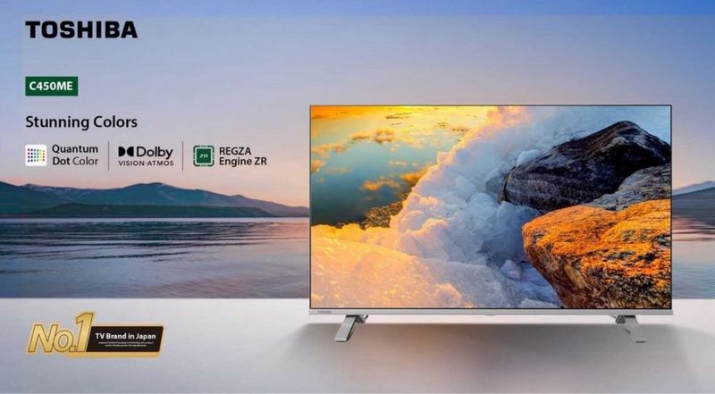 Телевизор Toshiba 43* smart tv 2024 гарантия + прошивка, с первых рук!