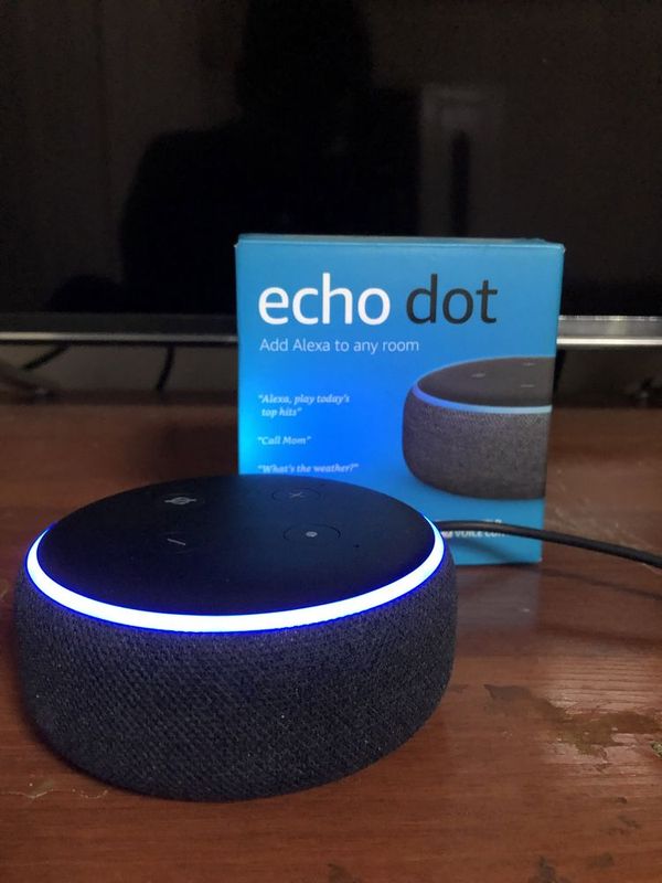 Умная колонка Amazon Alexa echo dot