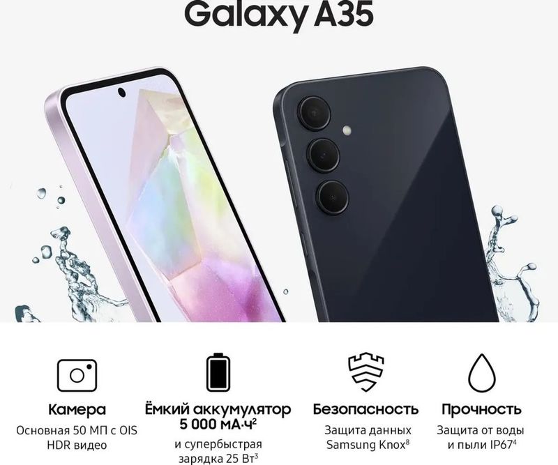 Samsung A35 256Gb 1yillik kafolat servis sentir tomonidan