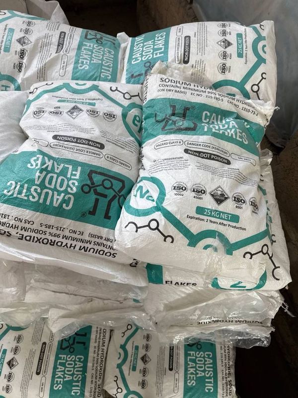 Каустическая сода (Sodium Hydroxide) 25 кг – оптом мин: 1 тон