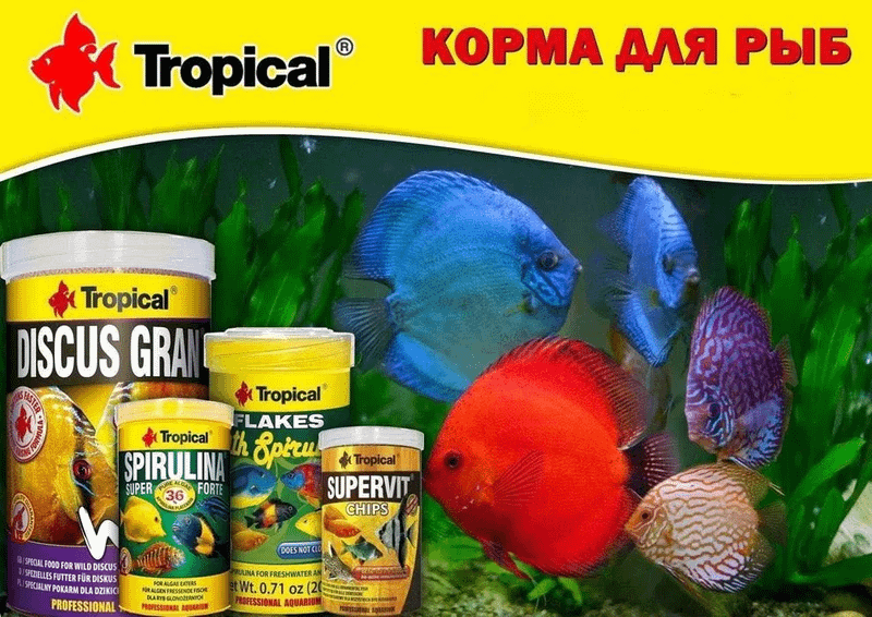 Tropical корма премиум класса для рыб - AquaStar Tropical корма премиум класса для рыб - AquaStar