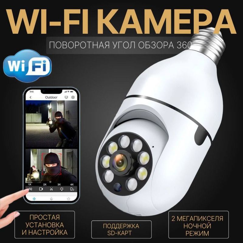 Внутренняя WiFi камера видеонаблюдения Внутренняя WiFi камера видеонаблюдения