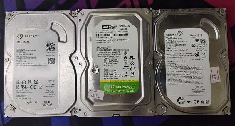 Рабочие Жёсткие Диски 500 GB Рабочие Жёсткие Диски 500 GB