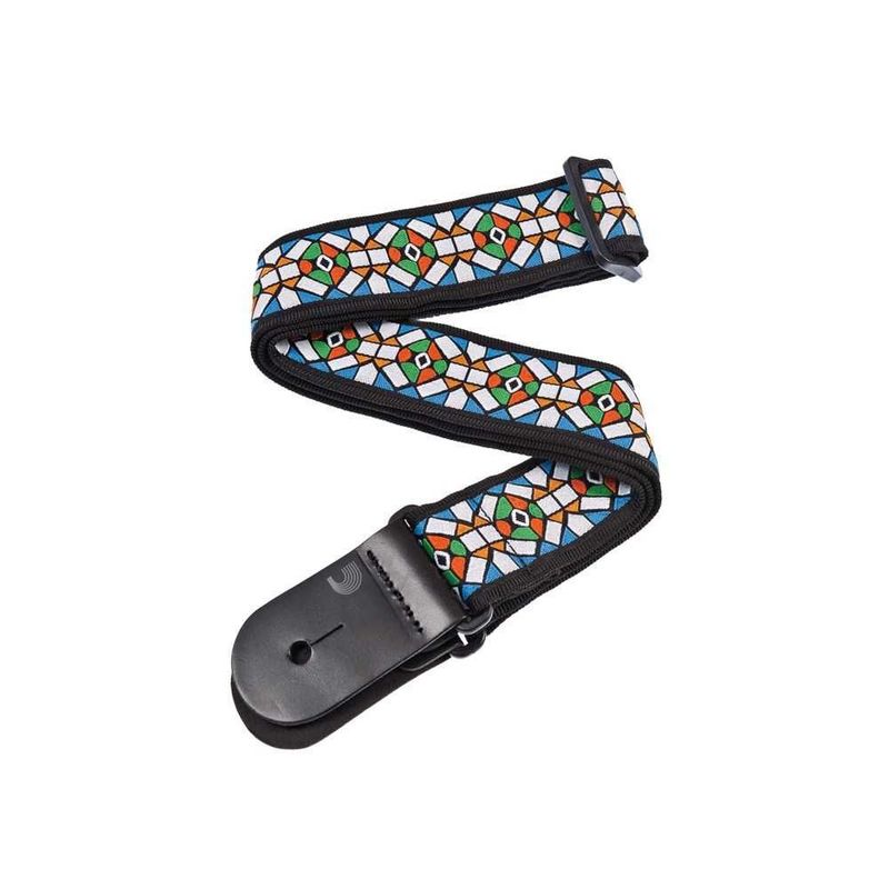 Ремень для гитары D’Addario NYLON WOVEN GUITAR STRAP Stained Glass