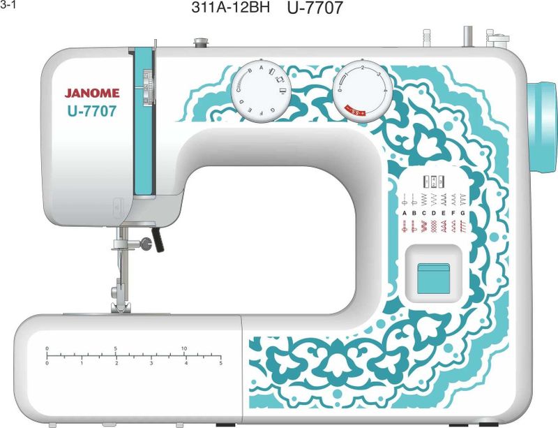 Швейная машина JANOME U-7707 (NEW) Швейная машина JANOME U-7707 (NEW)