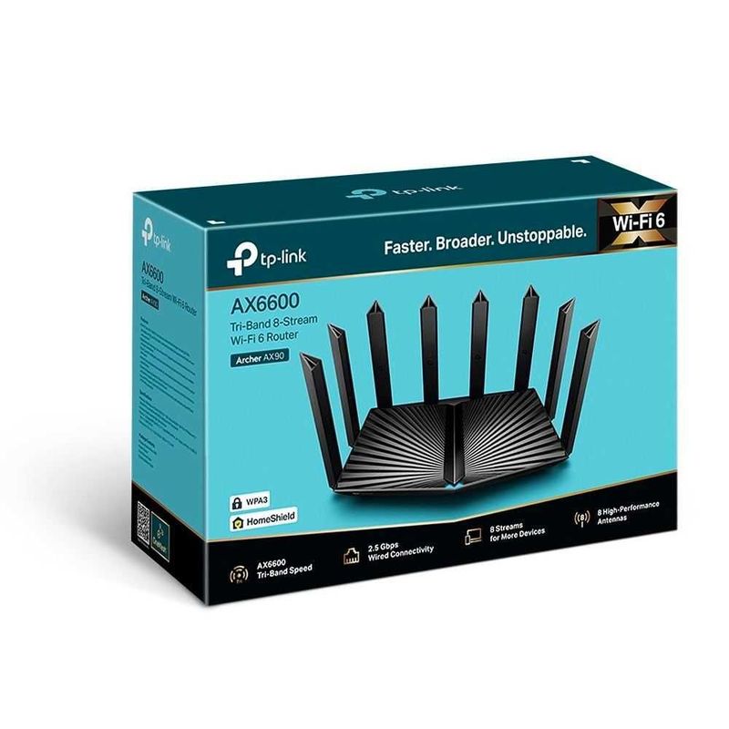 Archer AX90 | AX6600 Router TP-LINK - Доставка за 1 День | Подарок