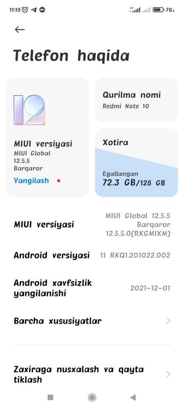 Redmi Note 10 OBMEN