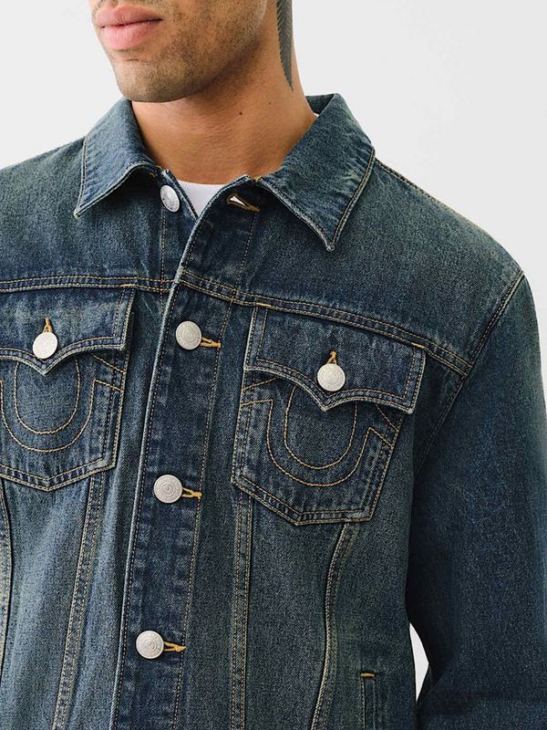 Куртка True religion denim trucker jacket. р- L. Куртка True religion denim trucker jacket. р- L.