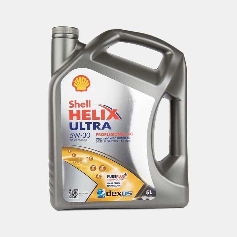 Масло синтетическое SHELL HELIX ULTRA PROFESSIONAL AG 5W-30 5л 493 369