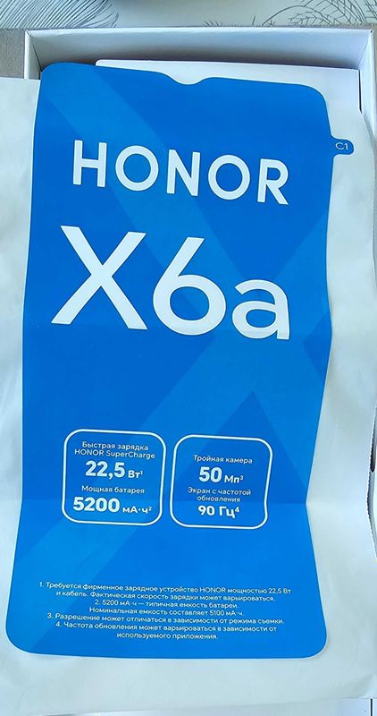 Продам телефон Honorx6a Продам телефон Honorx6a