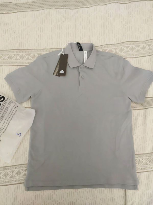 Новое оригинальное поло Adidas Gray Polo