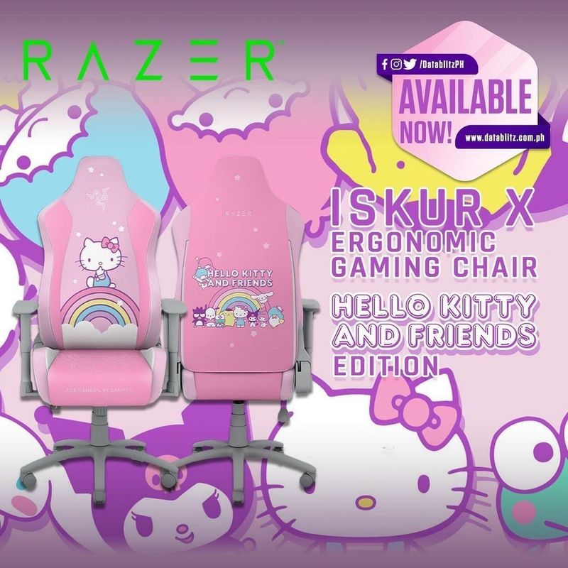 Под Заказ! Razer Iskur X HELLO KITTY Игровое Кресло Под Заказ! Razer Iskur X HELLO KITTY Игровое Кресло