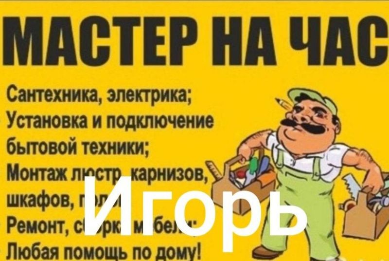 Мастер на час. Игорь Мастер на час. Игорь