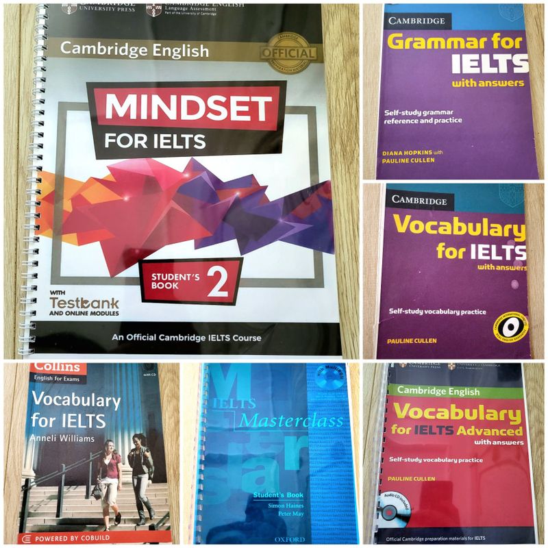 IELTS grammar Cambridge Collins kitoblar