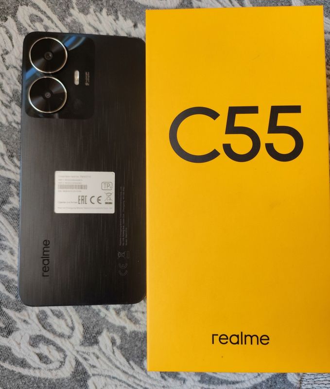 Срочно продам телефон Реалми Realme C55 256 Гб каробкой