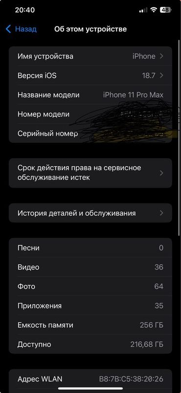 iphone 11 pro max 256