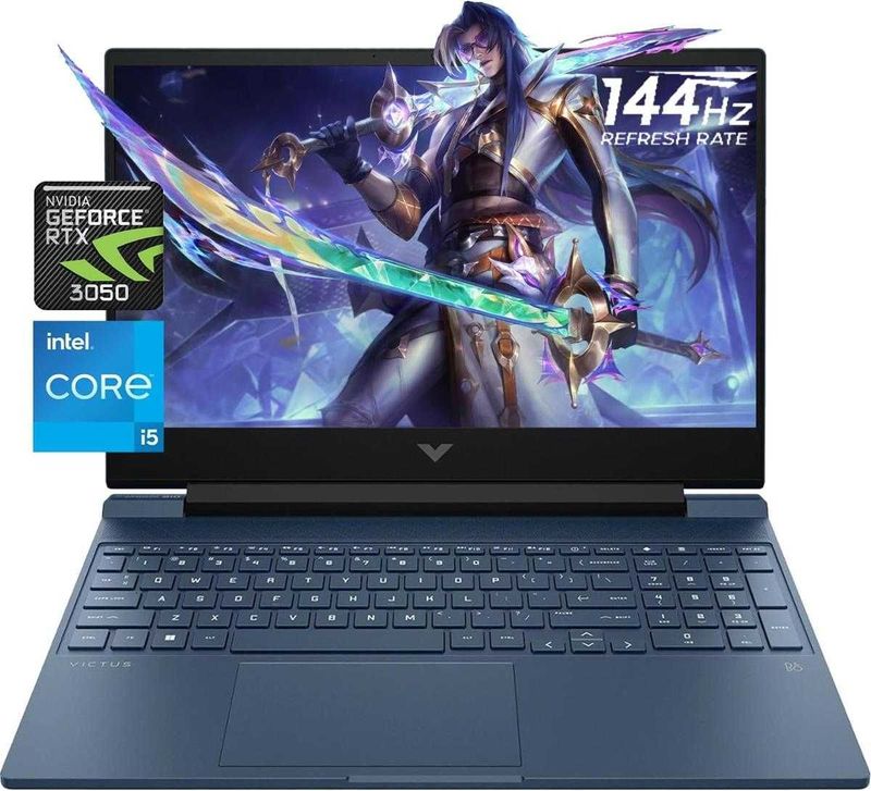 HP VICTUS GAMING Intel i5-12450H 8/512 RTX3050 15'6 FullHD IPS 144Hz HP VICTUS GAMING Intel i5-12450H 8/512 RTX3050 15'6 FullHD IPS 144Hz