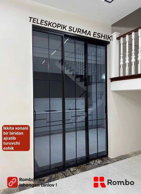 Surma eshik / Teleskopik eshiklar Surma eshik / Teleskopik eshiklar