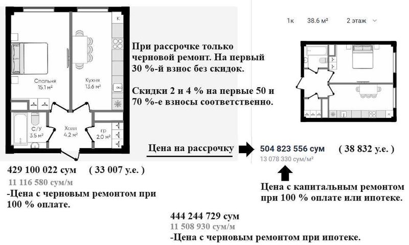 Новостройка на 2026 г. 1/2/9 евроремонт 38.6 м². Т/ц Компас. + Ипотека Новостройка на 2026 г. 1/2/9 евроремонт 38.6 м². Т/ц Компас. + Ипотека