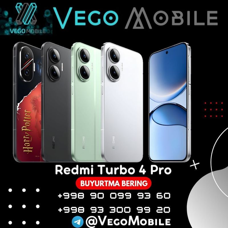 Суперцена! Redmi Turbo 4 Pro(Poco F7) на заказ, VegoMobile Суперцена! Redmi Turbo 4 Pro(Poco F7) на заказ, VegoMobile