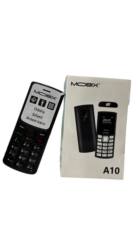 Knopkali telefon Mobix A10 sotiladi