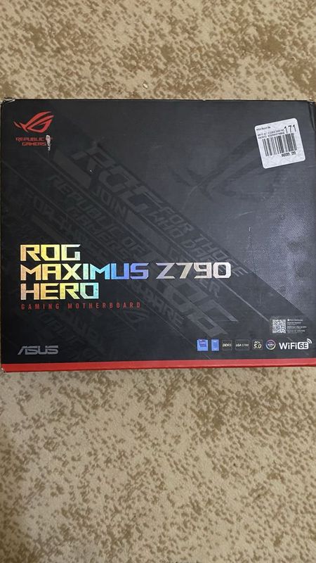 Asus rog maximus z790 hero va i5 14600k sotiladi Asus rog maximus z790 hero va i5 14600k sotiladi