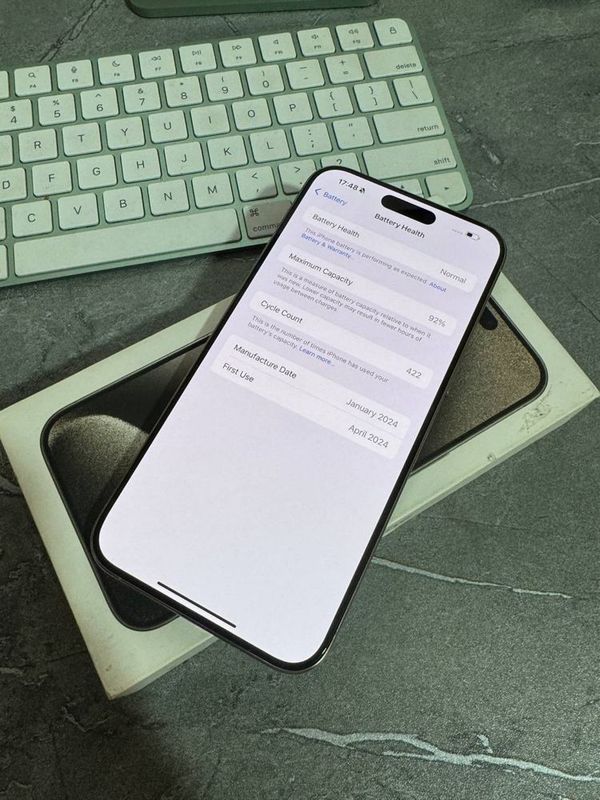 Iphone 15 pro max 256 gb 92% VN/A Iphone 15 pro max 256 gb 92% VN/A