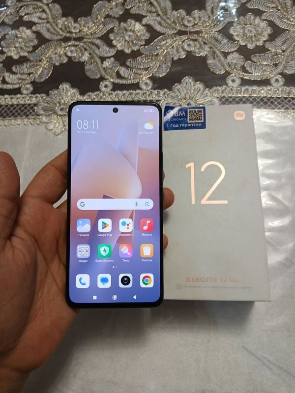 Xiaomi MI 12 Lite 5G 12/256GB Black Igravoy Flagman Karobka Xaroshiy