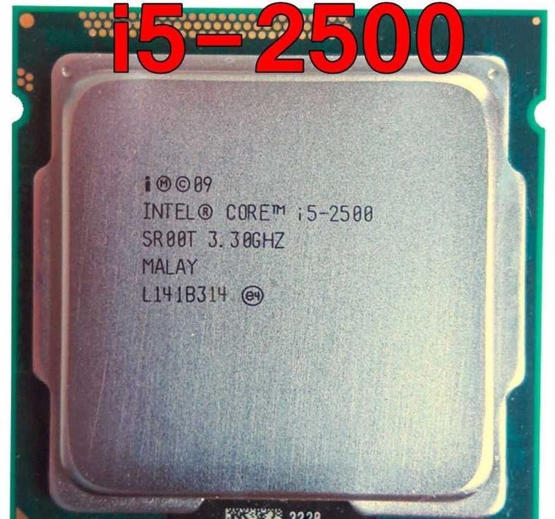 i5 2500 с частотой 3.3GHz 4 ядра состояние отличное + гарантия