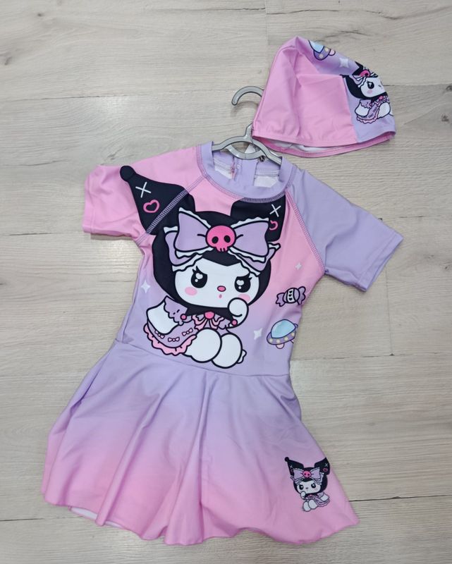 Kuromi Sanrio аниме Летняя мода детский купальный Kuromi Sanrio аниме Летняя мода детский купальный