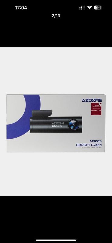 Videoregistrator Azdome M330S 4k sifatli tasvir