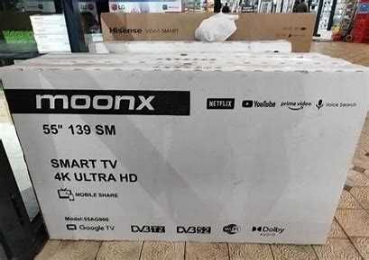 Telvizor MOONX 55 4K smart Aksiya narh