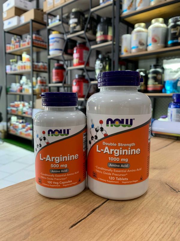 NOW FOODS L-Arginine 1000mg - 120 tabs NOW FOODS L-Arginine 1000mg - 120 tabs
