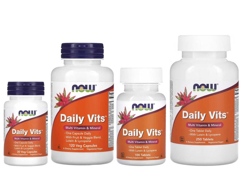 NOW Foods NOW Daily Vits Multi Vitamin & Mineral мультивитамины микроэ NOW Foods NOW Daily Vits Multi Vitamin & Mineral мультивитамины микроэ